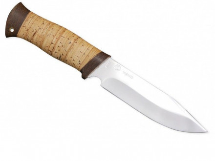 Охотничий нож Баджер- 3 (рукоять - береста, текстолит)